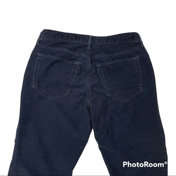 Eddie Bauer Boyfriend Relaxed Dark Blue Corduroy Pants, Size P2-EU - Picture 5 of 16